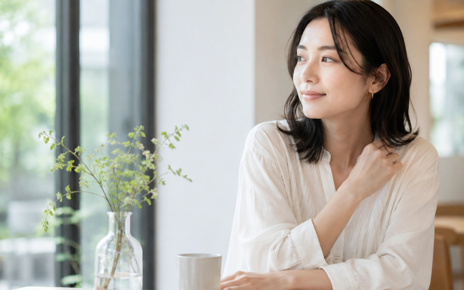 人と会う前の自然な清潔感を表すイメージ